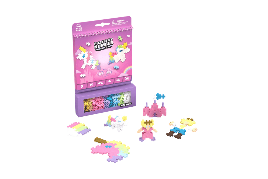 Plus-Plus Puzzle By Number Activity Pads