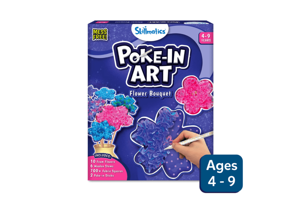 Skillmatics Flower Bouquets Poke-in Art Kits