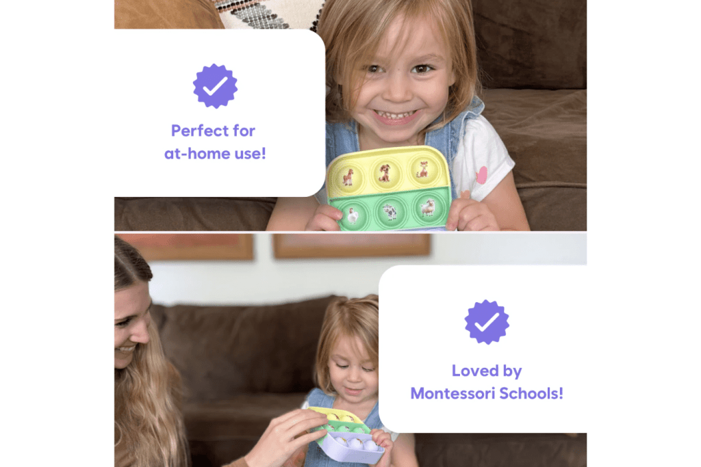 Popplers Farm & Food Game [The Fidget Company] (Ages 18 months+)