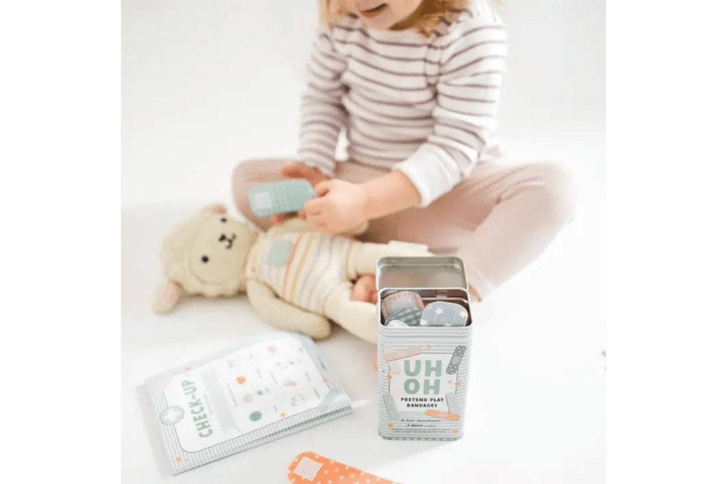 Pretend Play Bandages Bandaid Tin I The Montessori Room