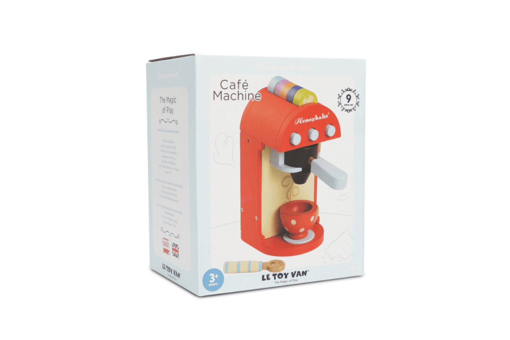 Le Toy Van Wood Coffee Machine and Pods