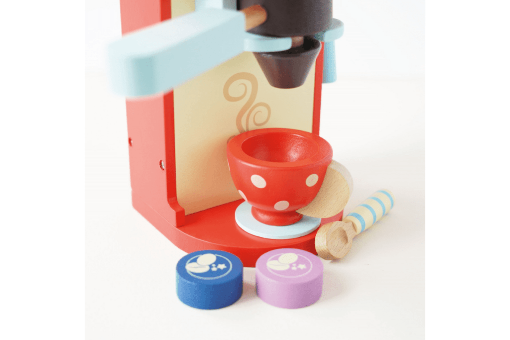 Le Toy Van Wood Coffee Machine and Pods