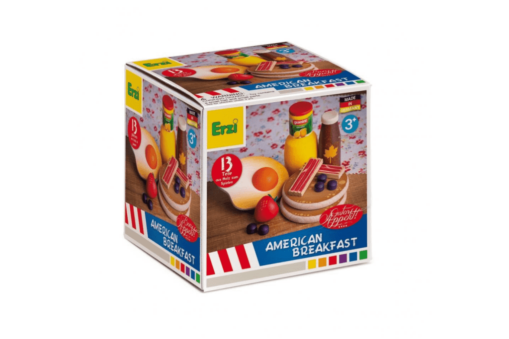 Pretend Wooden Breakfast Food