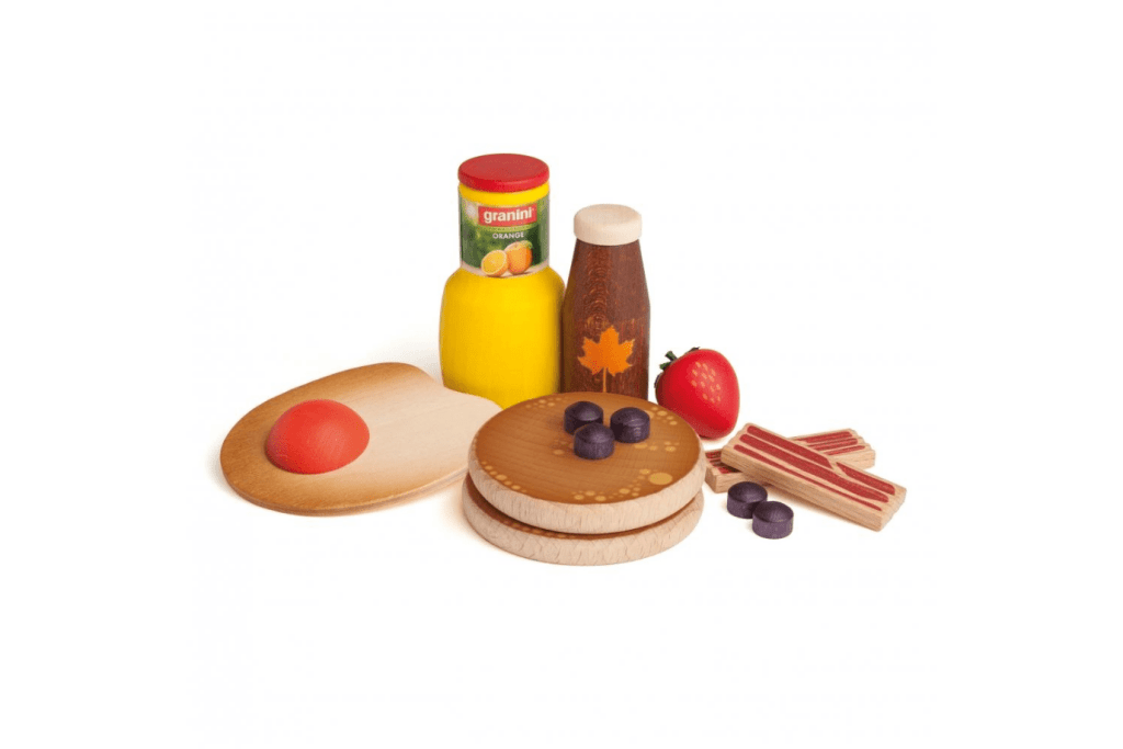 Pretend Wooden Breakfast Food