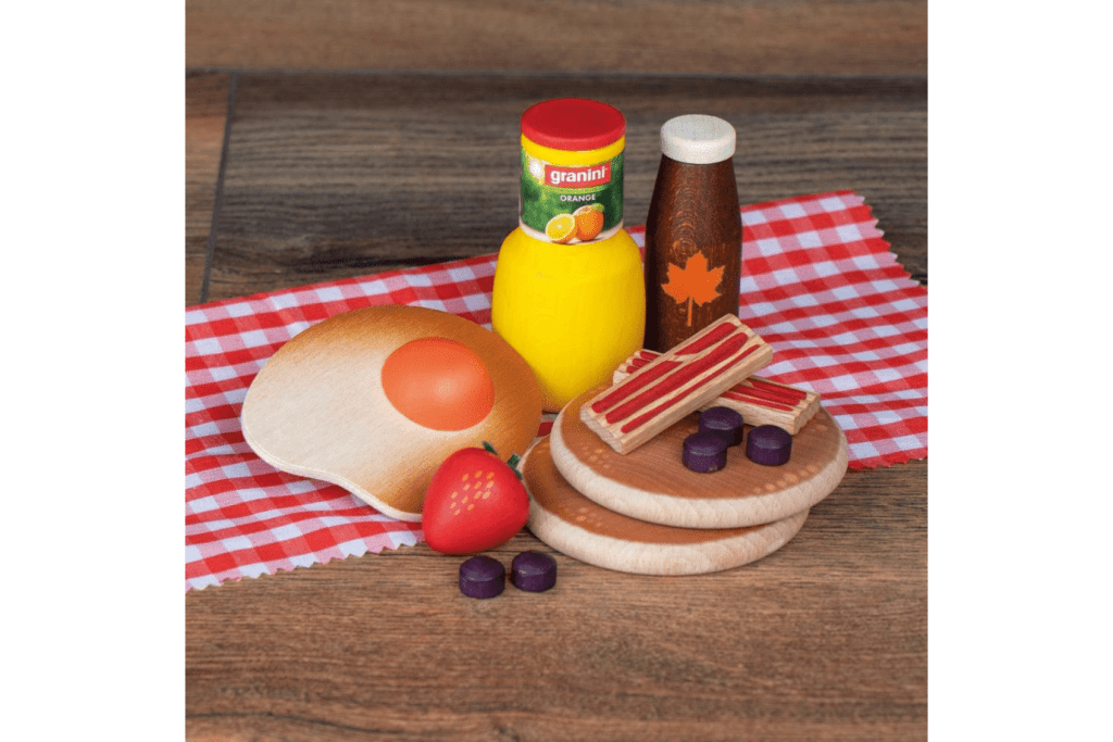 Pretend Wooden Breakfast Food