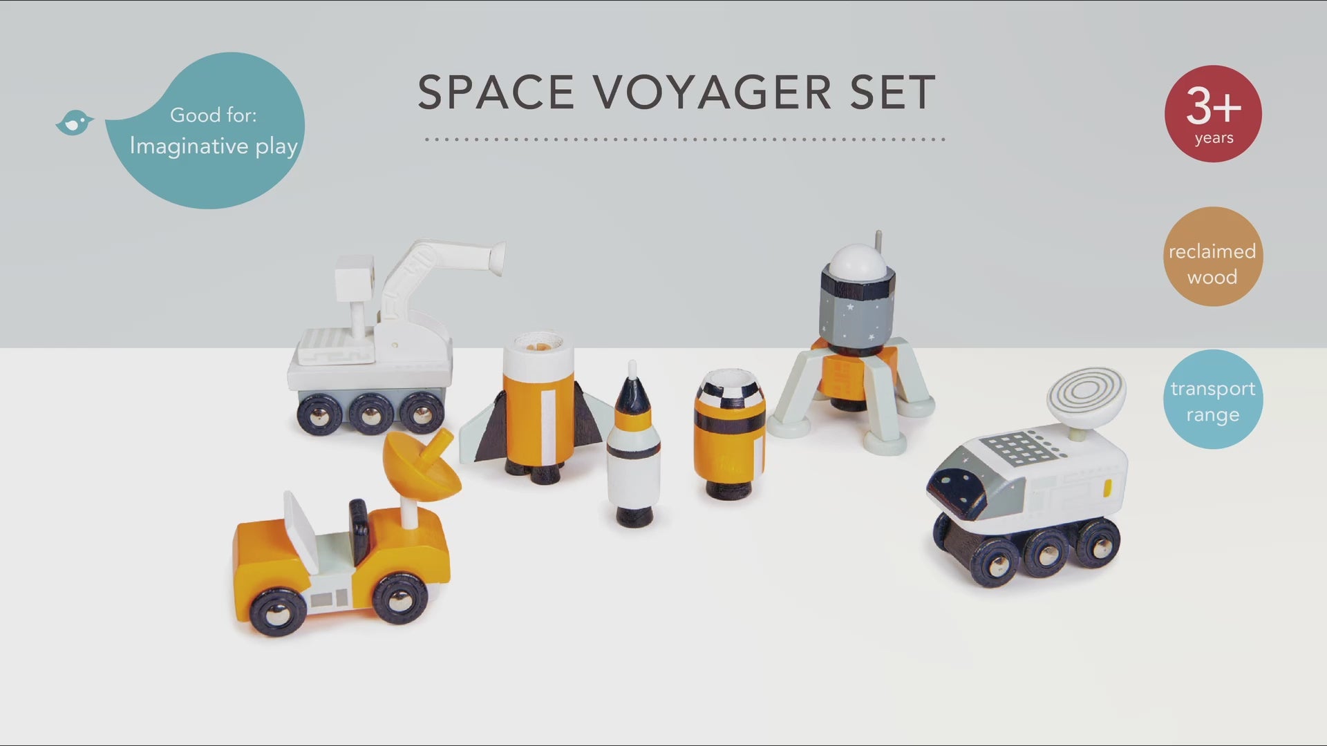 Wooden Space Voyager Set