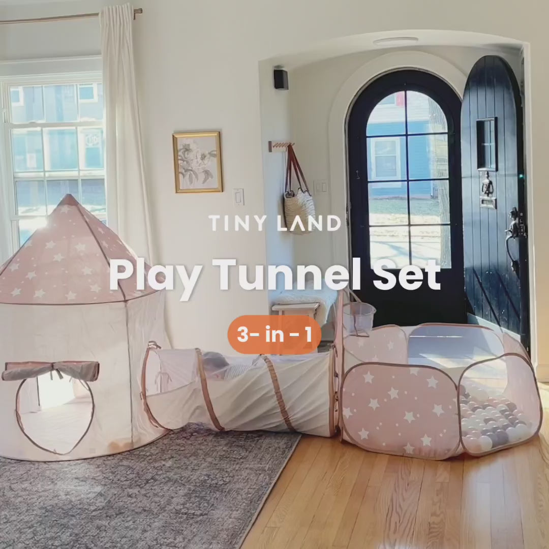 3-In-1 Play Tunnel and Tent
