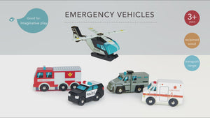 Wooden Emergency Vehicles