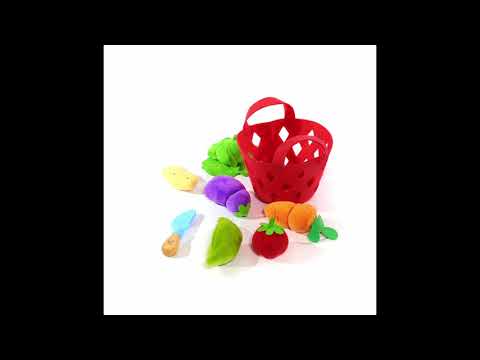 Felt Vegetable Basket by Hape