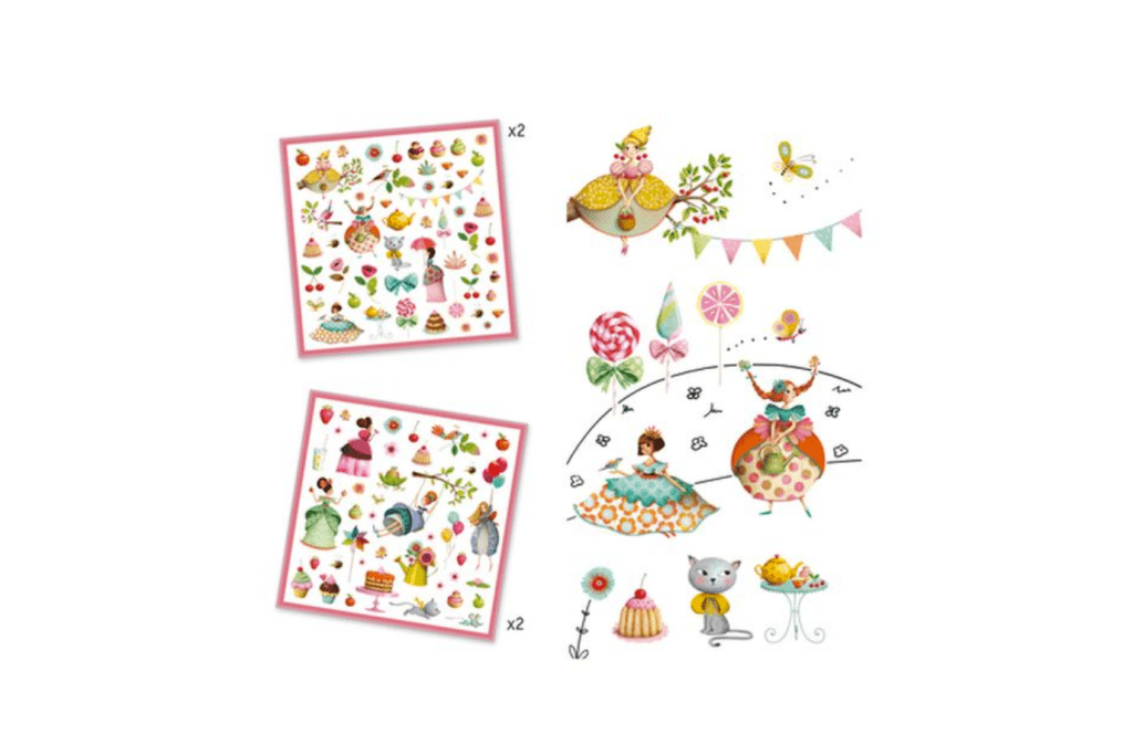 Princess Tea Party Stickers