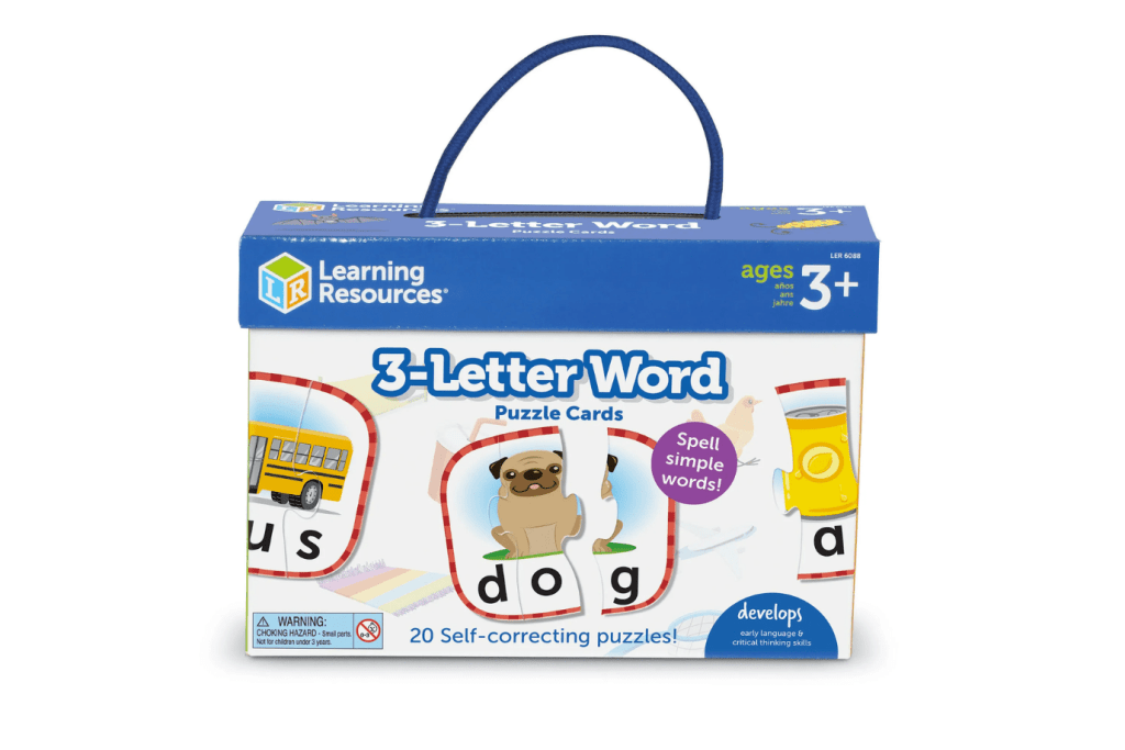 Puzzle Cards - 3 Letter Words