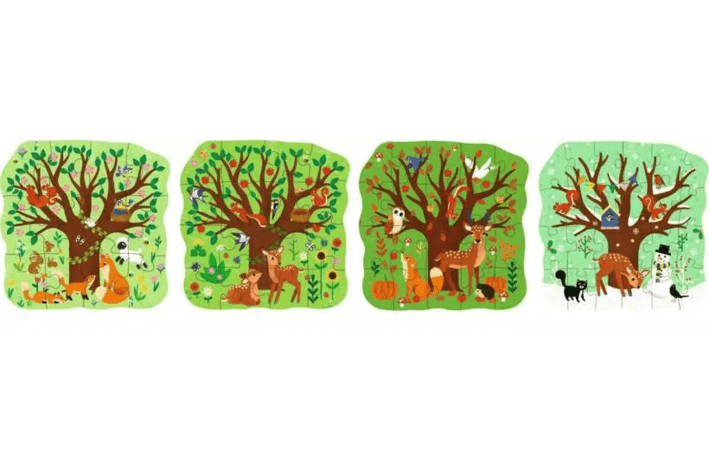 Puzzle UP! Four Seasons - 12, 16, 20 and 24 Piece Puzzles