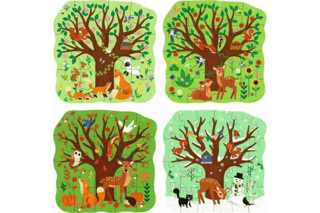 Puzzle UP! Four Seasons - 12, 16, 20 and 24 Piece Puzzles