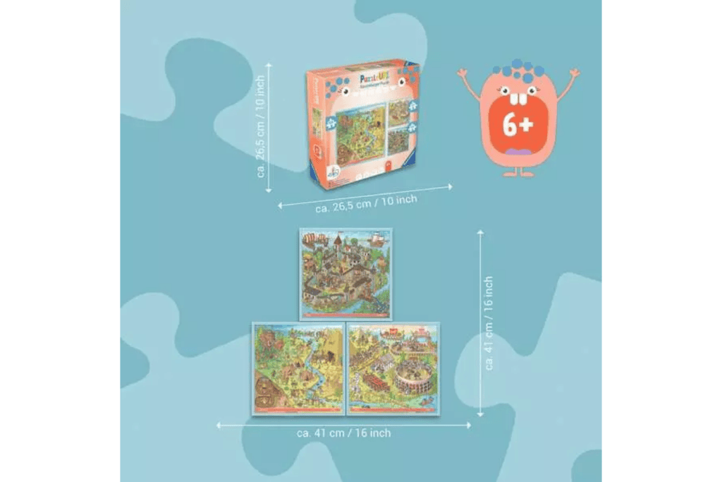 Puzzle UP! History - 100, 121 and 144 Piece Puzzles