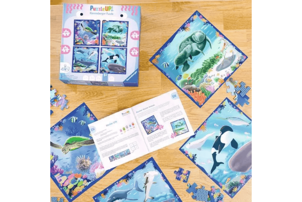 Puzzle UP! Ocean Life - 64, 72, 81, and 90 Piece Puzzles