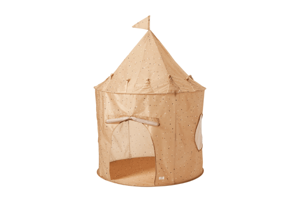 Terrazzo Clay Recycled Fabric Play Tent Castle - Prints 3 sprouts Toronto, Canada