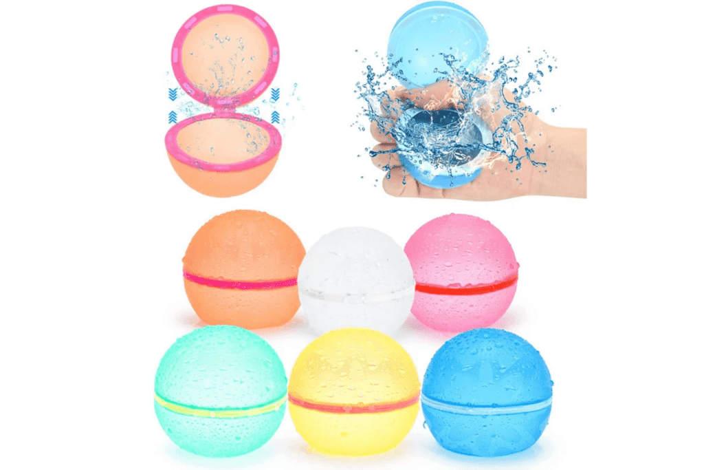 Reusable Water Balloons (set of 6), Reusable Water Balloons Magnetic - OWZ 6PCS Refillable Silicone Water Bomb with Mesh Bag, Quick Fill and Self-Sealing Water Splash Ball for Kids Adults Outdoor Summer Games Beach Pool Party Toys, magnetic reusable water ballons, Reusable Water Bomb Splash Balls Water Balloons Absorbent Ball Pool Beach Play Toy Pool Party Favors Kids Water Fight Games, Toronto, Canada