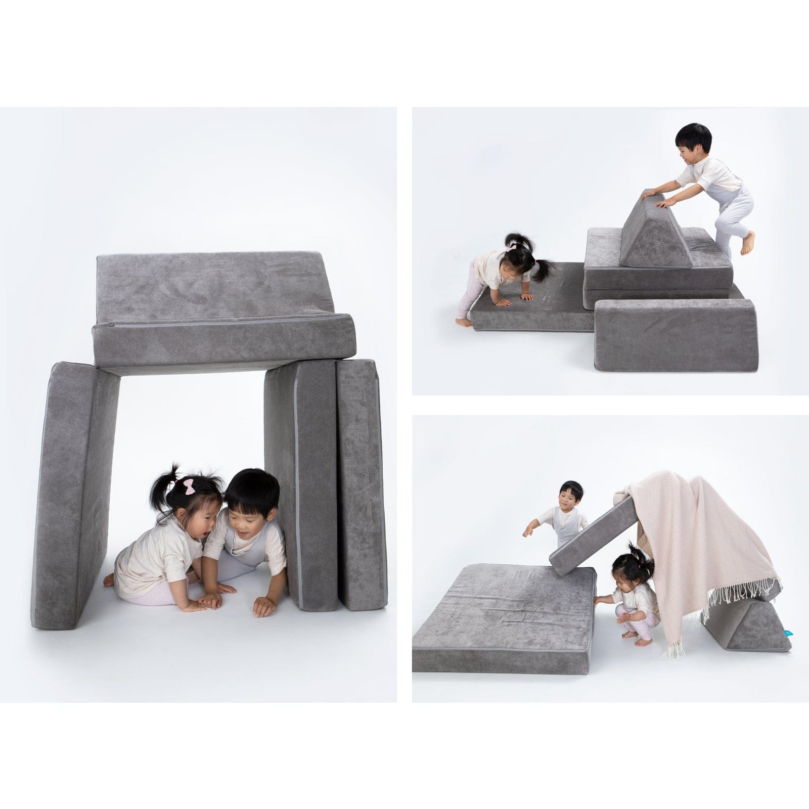 Go Coconut Canadian Play Couches, Furniture and Toys Play couch The Half-Coconut Play Couch