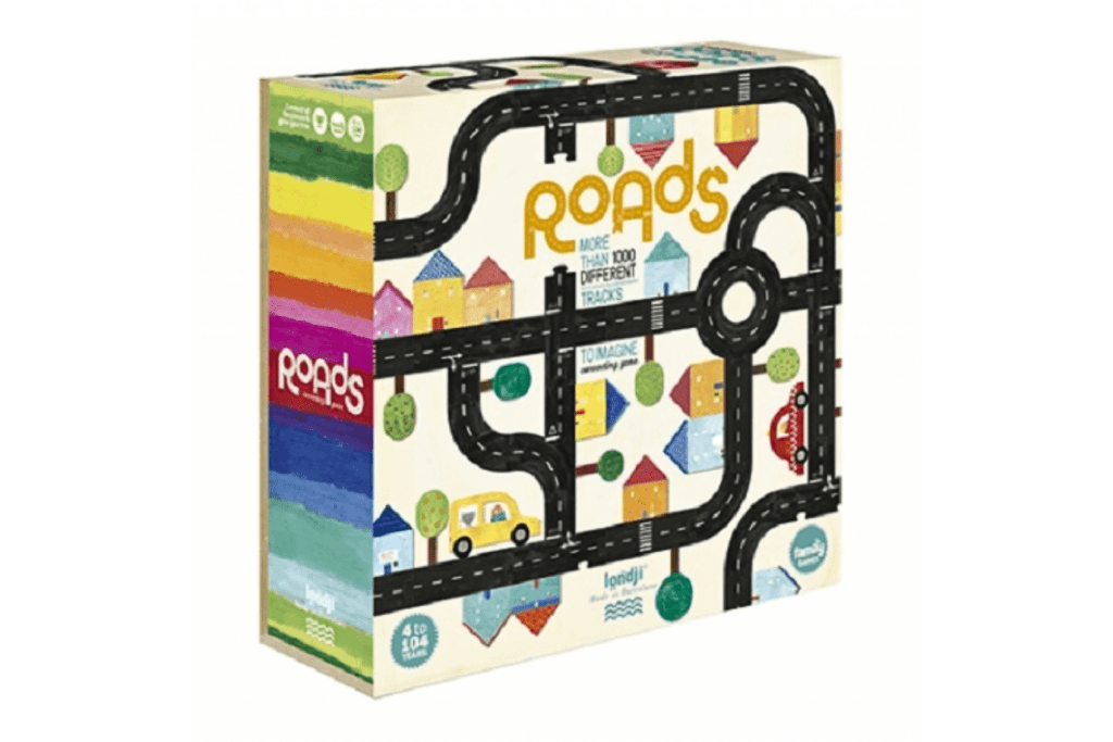 Roads Game by Londji, cooperative games for kids, board games for the whole family, best board games for kids, The Montessori Room, Toronto, Ontario, Canada. 