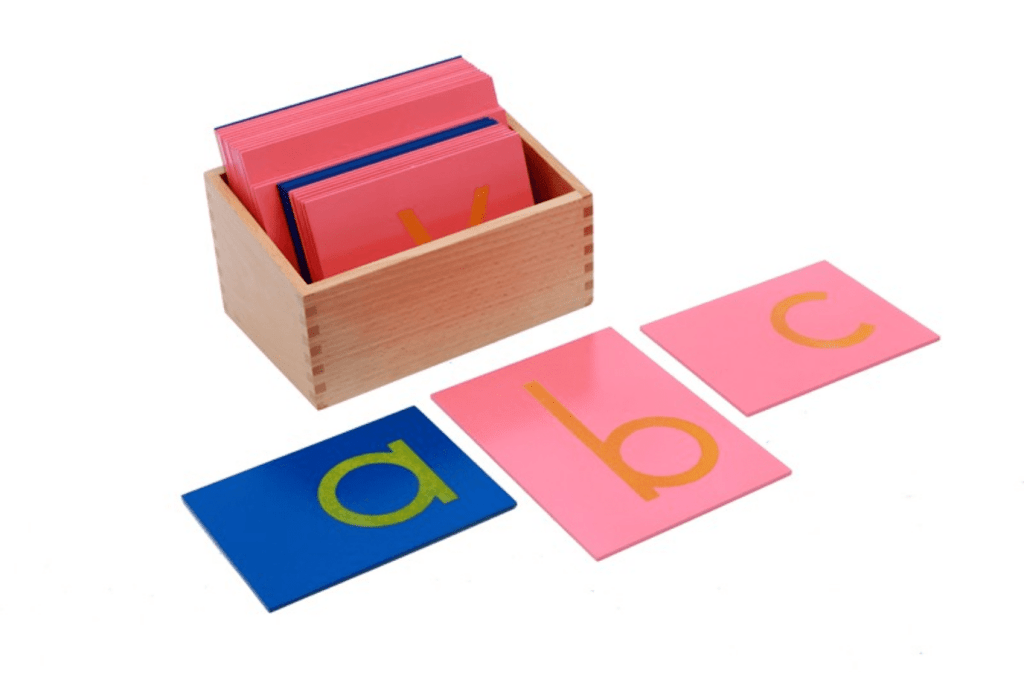 Sandpaper Letters with Box (Print, Cursive, Lowercase and Uppercase)