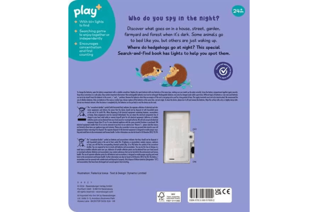 Search and Shine: In the Night Book