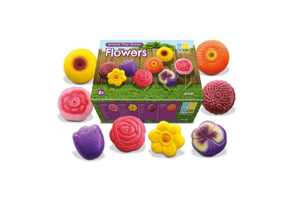 Sensory Play Stones - Flowers