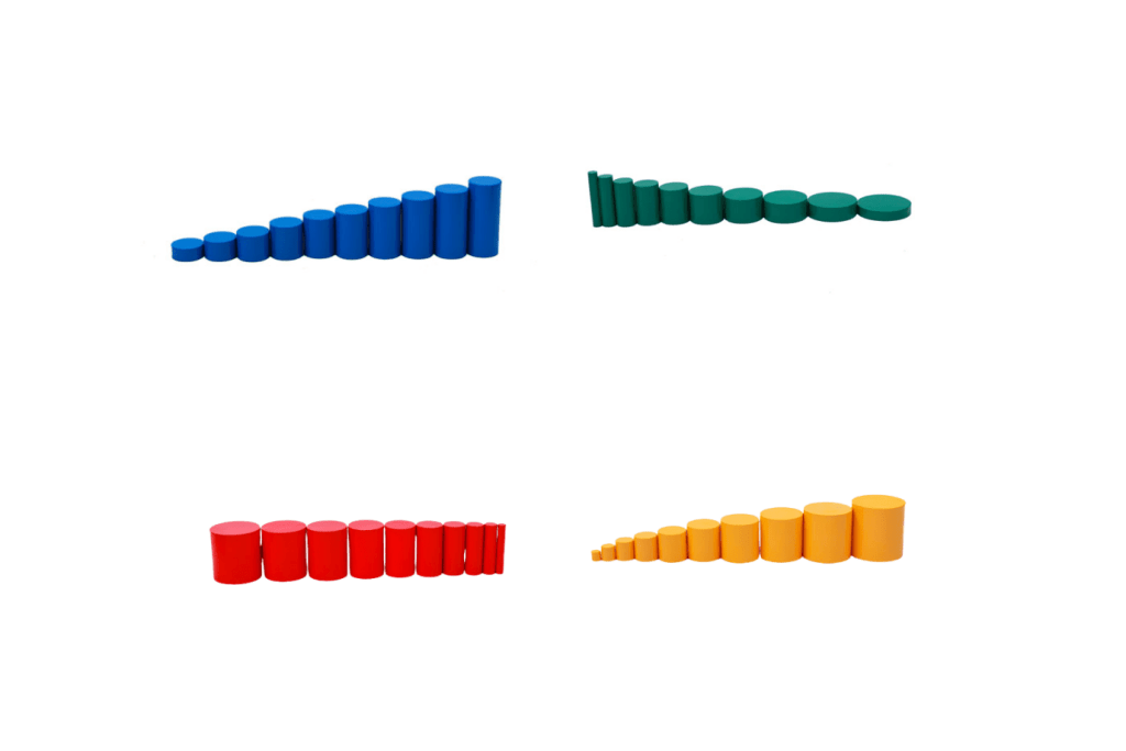 Set of Knobless Cylinders