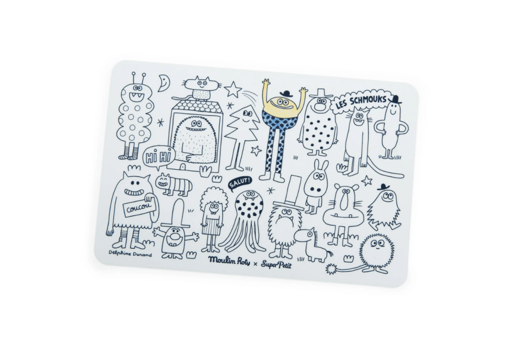 Silicone Washable Colouring Placemat (various themes)