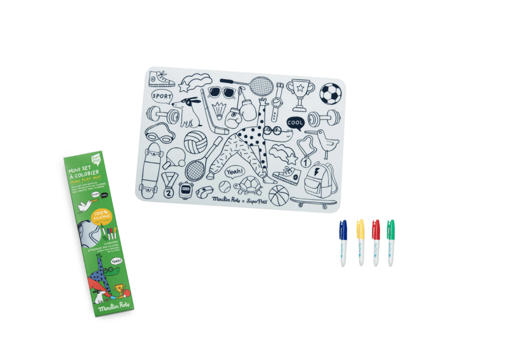 Silicone Washable Colouring Placemat (various themes)