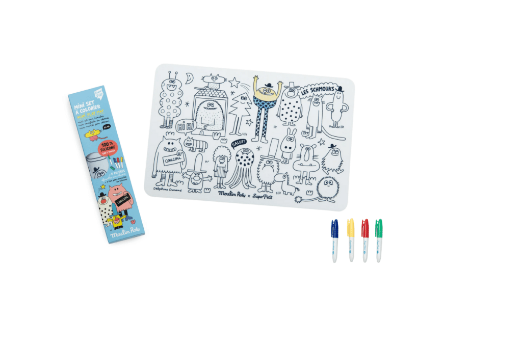 Silicone Washable Colouring Placemat (various themes)