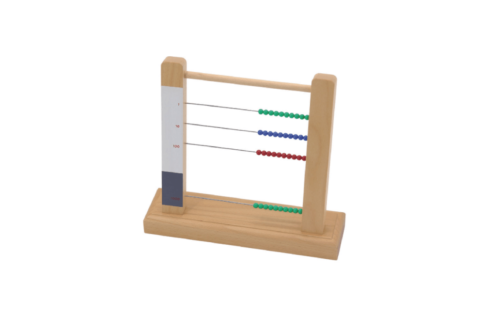 Small Bead Frame &amp; Small Bead Frame Paper, Montessori Math Materials, passage to abstraction, Montessori Casa Classroom materials, budget-friendly Montessori materials, The Montessori Room, Toronto, Ontario, Canada, Montessori Elementary Materials