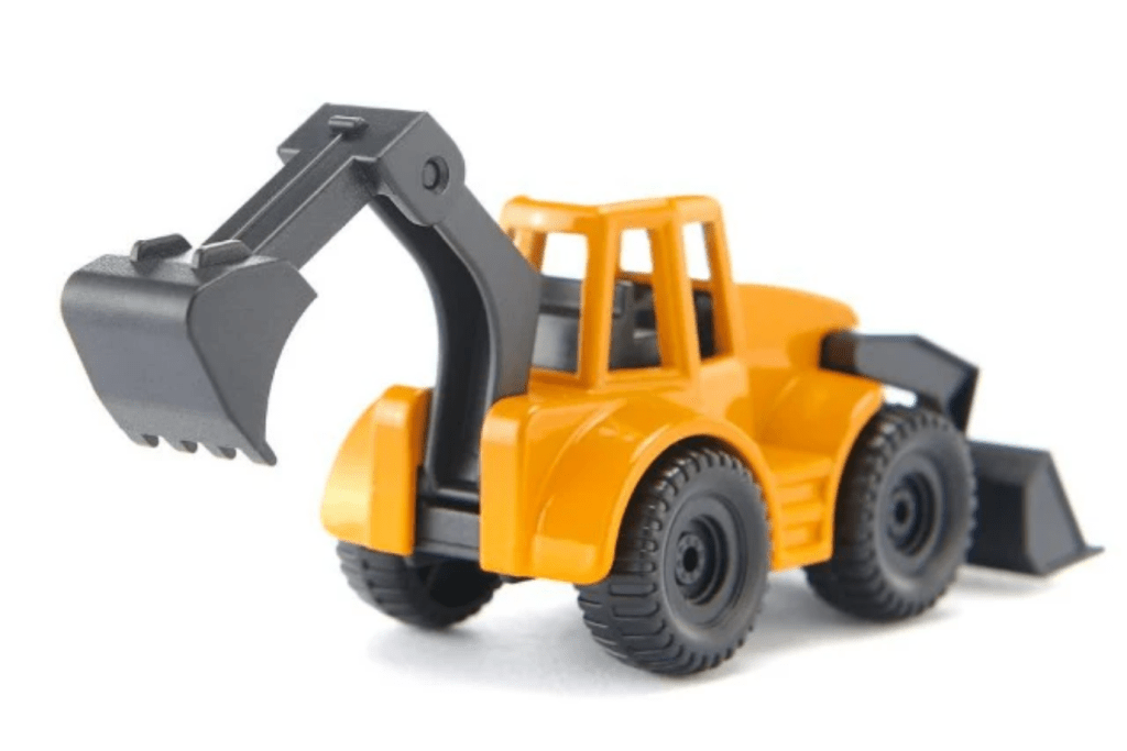 Small Diecast Backhoe Loader