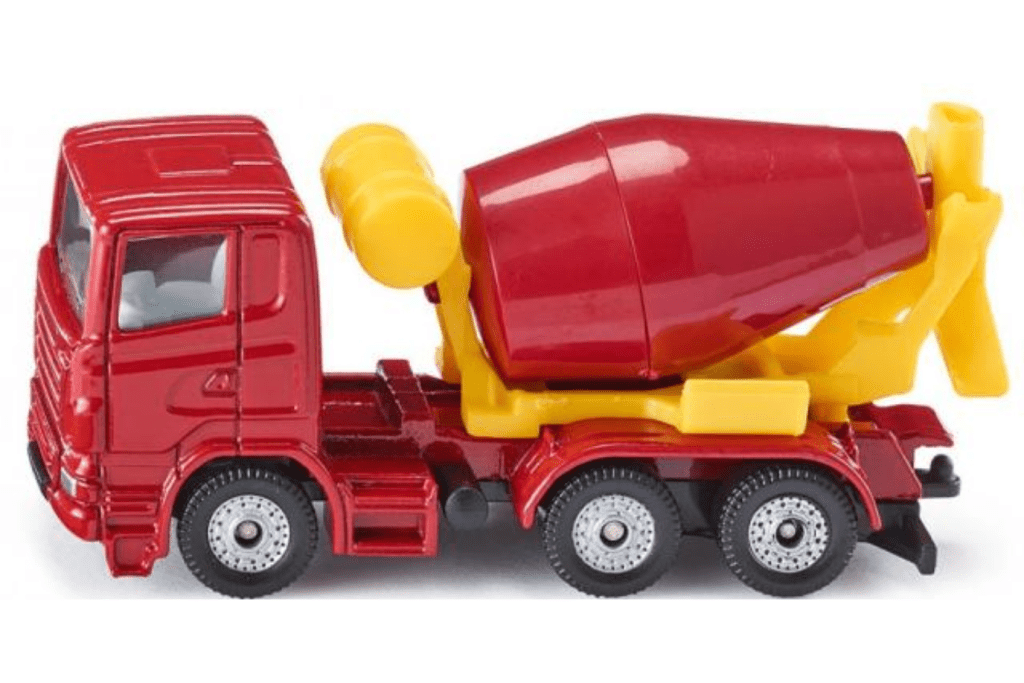 Cement Mixer, Siku, realistic vehicles, replica vehicles, objects for Montessori language lessons, best gifts for little car lovers, The Montessori Room, Toronto, Ontario, Canada. 