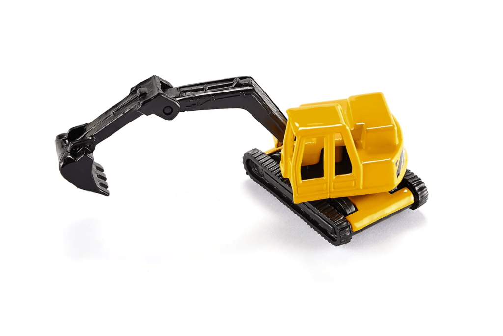 Excavator, Siku, realistic vehicles, replica vehicles, objects for Montessori language lessons, gifts for little builders, The Montessori Room, Toronto, Ontario, Canada