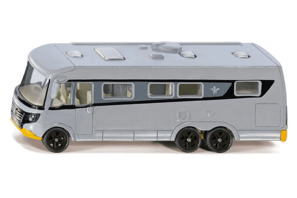 Niesmann + Bischoff Arto Camper van, Small Diecast Niesmann + Bischoff Arto Un Camper Van, Siku, realistic vehicles, Montessori language objects, best gifts for little car lovers, The Montessori Room, Toronto, Ontario, Canada.