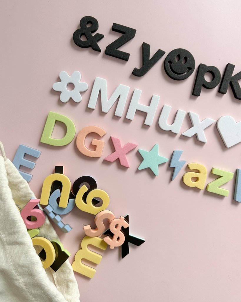 Soft Foam Magnetic Letters & Symbols - 150pc Set - For Magnetic Playwalls