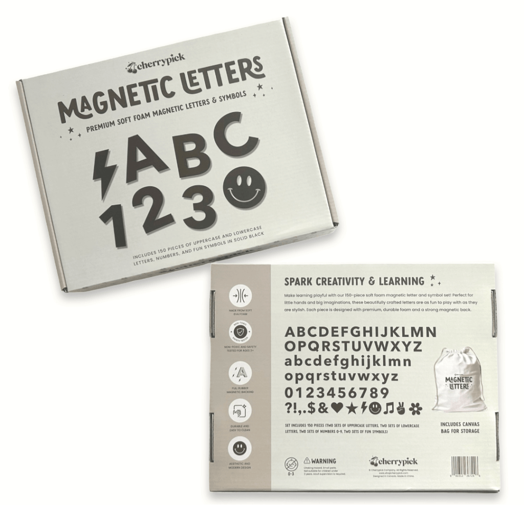 Soft Foam Magnetic Letters & Symbols - 150pc Set - For Magnetic Playwa ...