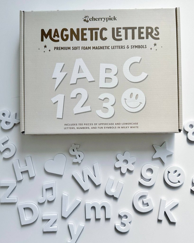 Soft Foam Magnetic Letters & Symbols - 150pc Set - For Magnetic Playwalls