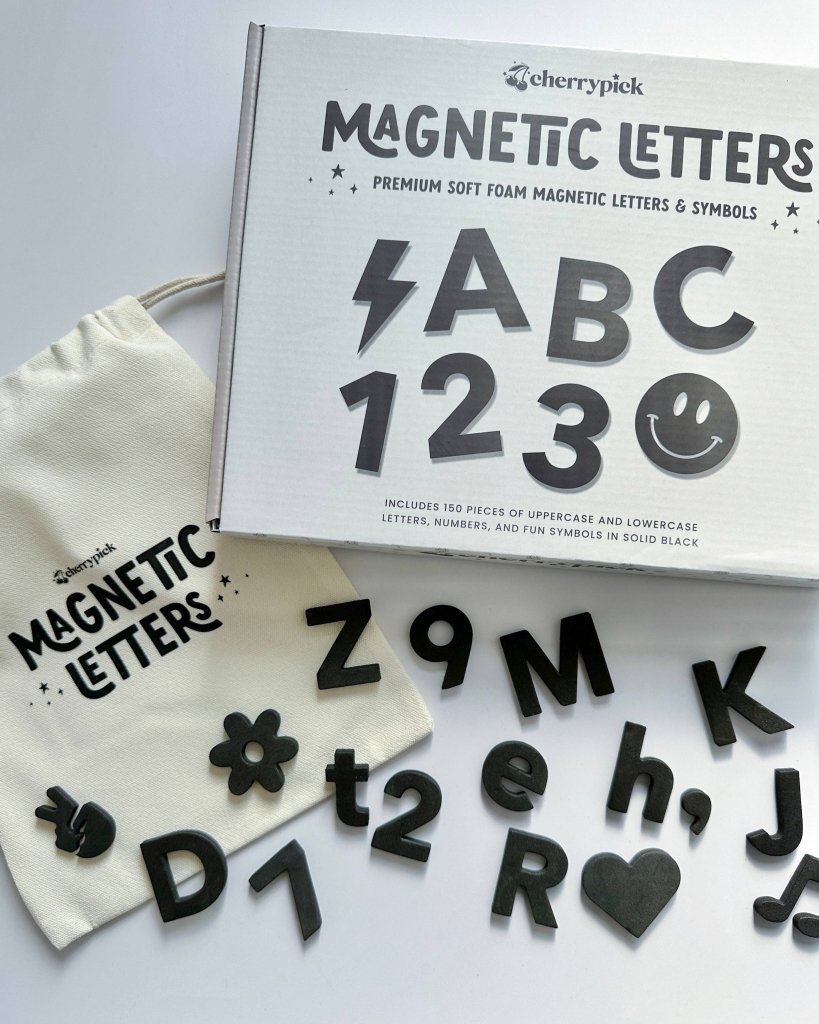 Soft Foam Magnetic Letters & Symbols - 150pc Set - For Magnetic Playwalls