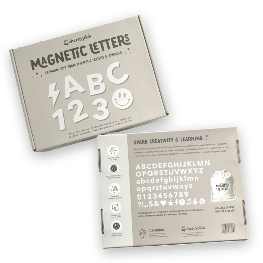 Soft Foam Magnetic Letters & Symbols - 150pc Set - For Magnetic Playwa ...