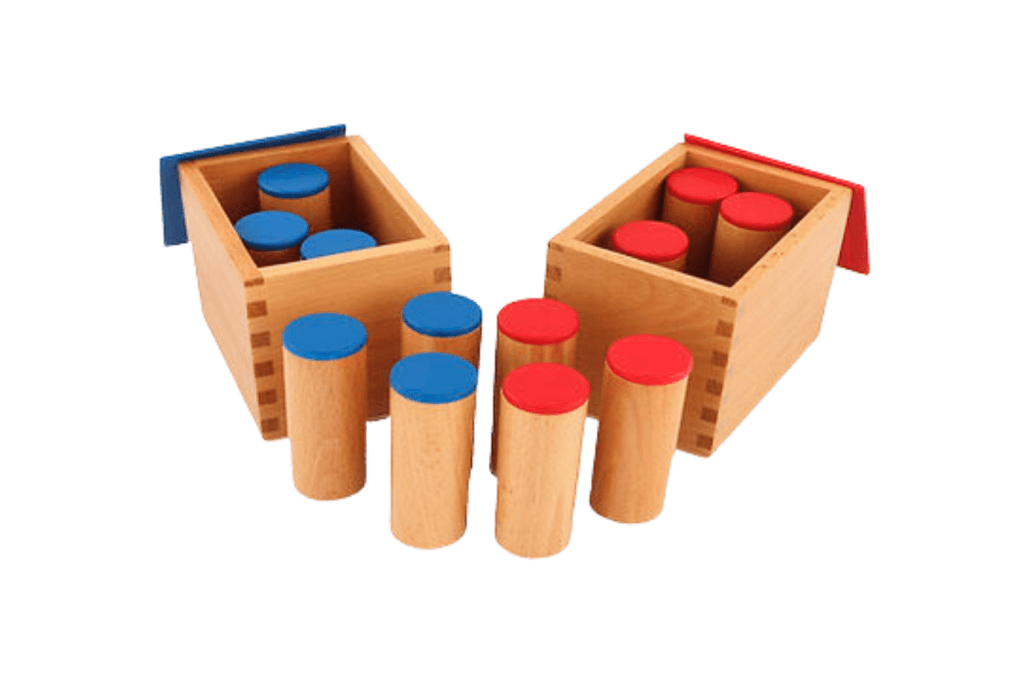 Sound Boxes, Montessori Sensorial Materials, Casa Classroom Materials, budget-friendly Montessori materials, The Montessori Room, Toronto, Ontario, Canada. 