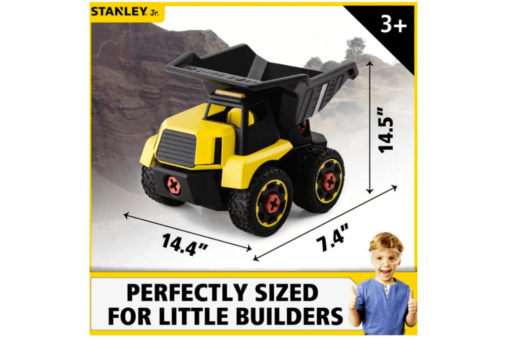 Stanley Jr. Take Apart Dump Truck XL - Damaged Box - FINAL SALE