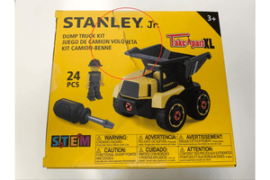 Stanley Jr. Take Apart Dump Truck XL - Ripped Packaging