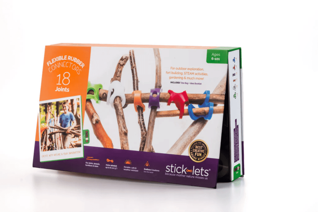 STICK-LETS® 18-Piece Mega Fort Building Set