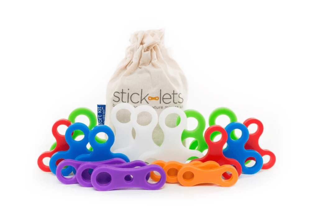 STICK-LETS® 18-Piece Mega Fort Building Set