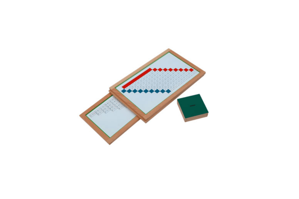 Subtraction Working Charts 1, 2 & Blank and Wooden Stand