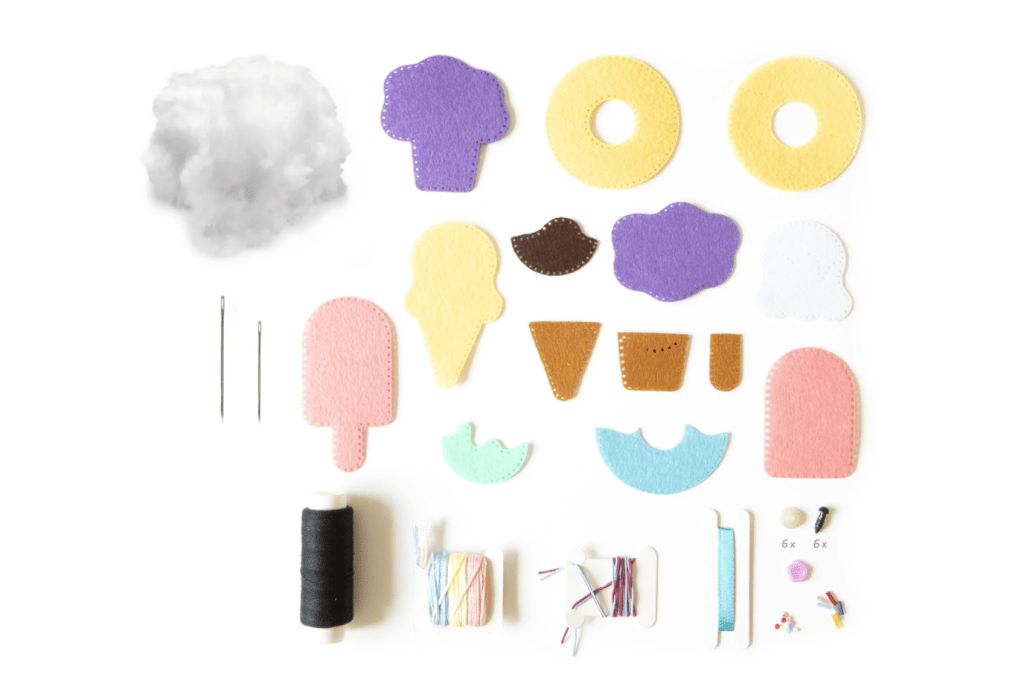 Sweet Treats Felt Creations - Beginner Sewing Kit