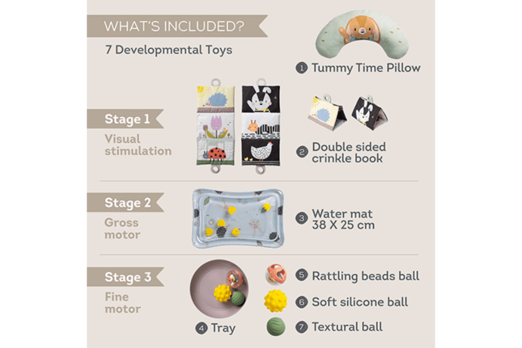 Taf Toys Tummy Time Essentials Kit