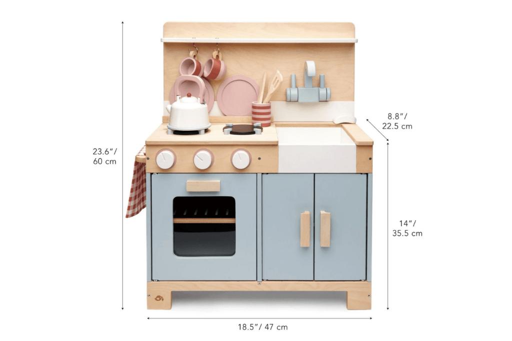 Tenderleaf Wooden Play Kitchen