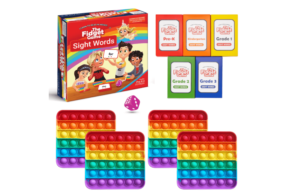 The Fidget Game: Sight Words, sight words game, teach children sigh words, teach sight words, sight words game for kids, Toronto, Canada